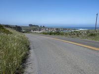 California Coastal Road: Asphalt Highway Along the Coast