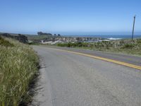 California Coastal Road: Asphalt Highway Along the Coast