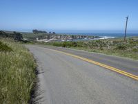 California Coastal Road: Asphalt Highway Along the Coast