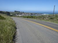 California Coastal Road: Asphalt Highway Along the Coast