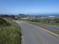 California Coastal Road: Asphalt Highway Along the Coast