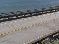 California Coastal Road: Big Sur Bridge Overlooking the Ocean