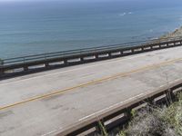 California Coastal Road: Big Sur Bridge Overlooking the Ocean