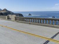 California Coastal Road and Bridge in Big Sur