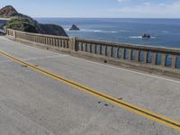 California Coastal Road and Bridge in Big Sur