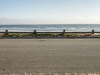 California Coastal Road in Gloomy Atmosphere