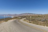 California Coastal Road with Majestic Mountains - 002