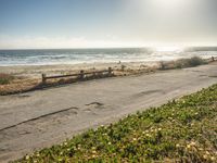 California Coastal Road: Sand and Beach