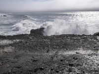 California Coastal Road: Traveling on a Sunny Day