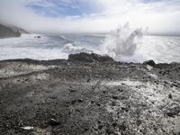 California Coastal Road: Traveling on a Sunny Day