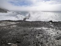 California Coastal Road: Traveling on a Sunny Day