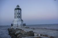 California Coastal Scene: Calm Waves and a Pier