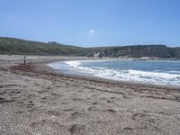 California Coastal View: Clear Sky and Open Space