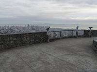 California Coastal View under a Grey Sky