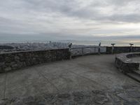California Coastal View under a Grey Sky