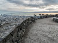 California Coastal View under a Grey Sky