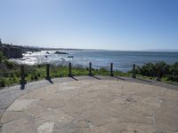 California Coastline USA with Clear Sky over the Ocean