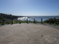 California Coastline USA with Clear Sky over the Ocean