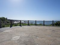 California Coastline USA with Clear Sky over the Ocean