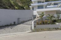 Concrete and Asphalt Road in California's Urban City