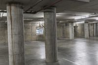 California Concrete Buildings in Open Space