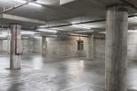 California Concrete Buildings in Open Space