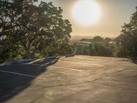 California Countryside Landscape: Clear Skies and Open Spaces