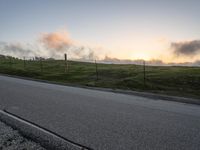 California Dawn Landscape: Serene Road in Nature