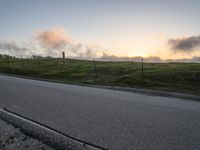 California Dawn Landscape: Serene Road in Nature