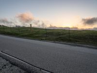 California Dawn Landscape: Serene Road in Nature