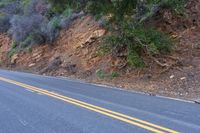 California Dawn Mountain Road Asphalt 001