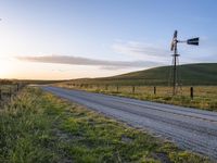 California Dawn: Low Landscape and Road