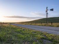 California Dawn: Low Landscape and Road