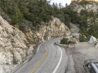 California Dawn: Road Through Mountain Landscape