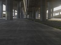 California Dawn: A Road and Parking Underpass in the USA