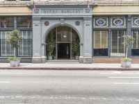 California Day: City Street with Mixed-Use Building