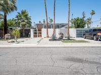 California Day: Clear Sky over a Suburban Home