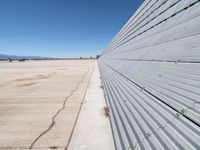 California: A Day with Clear Skies and a Wall