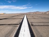 California Day Landscape: Clear Sky and Endless Road