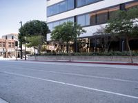 A California Day: Asphalt Road Under Clear Skies