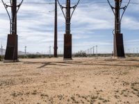 Open Space in California Desert with Clear Skies