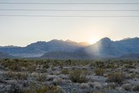 California Desert at Dawn