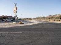California Desert Dawn: Suburban Motel View