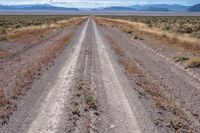 California Desert Landscape: Mountains and Clear Skies