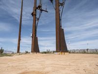 Desert Landscape in California: Open Spaces and Clear Sky