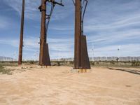 Desert Landscape in California: Open Spaces and Clear Sky