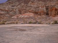 California Desert Landscape: Rock Walls and Cliffs 002