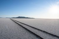 California Desert Landscape: Sunny and Clear Sky