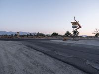 California Desert Motel at Dawn