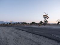 California Desert Motel at Dawn